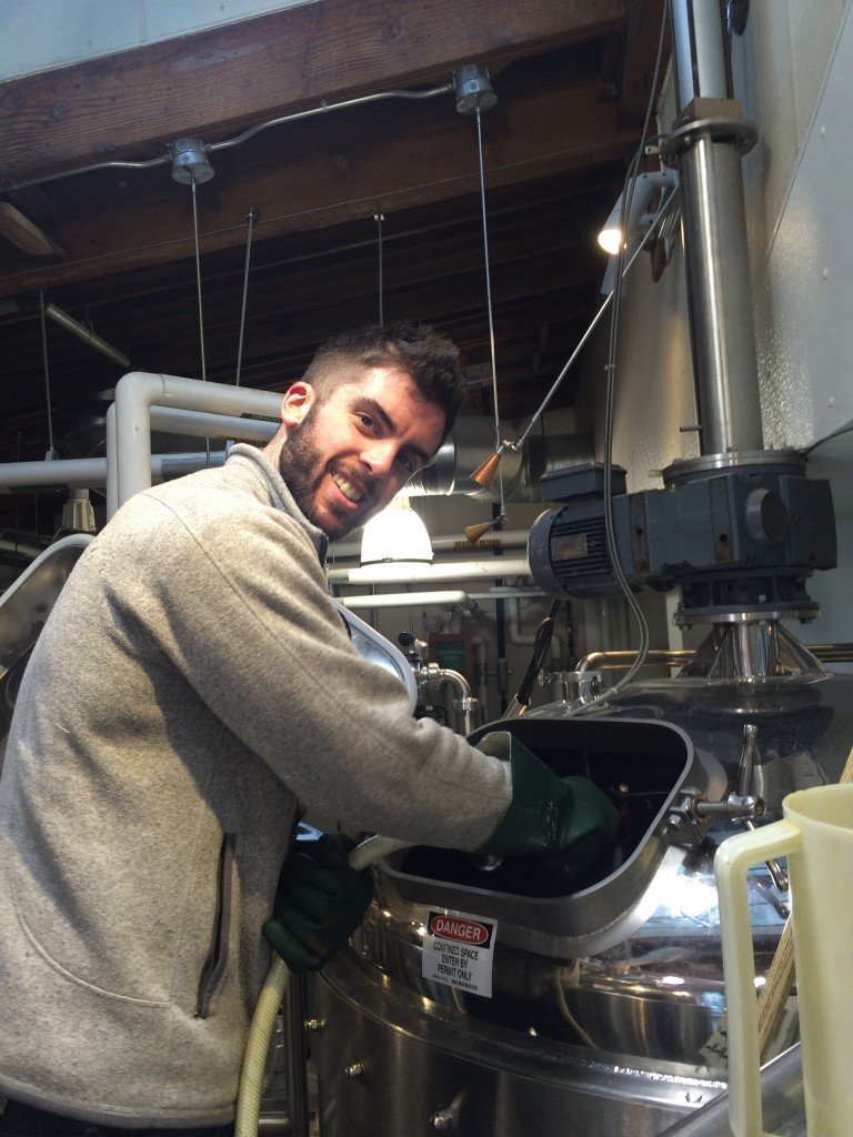 Craft's barman Ewen trying to be useful